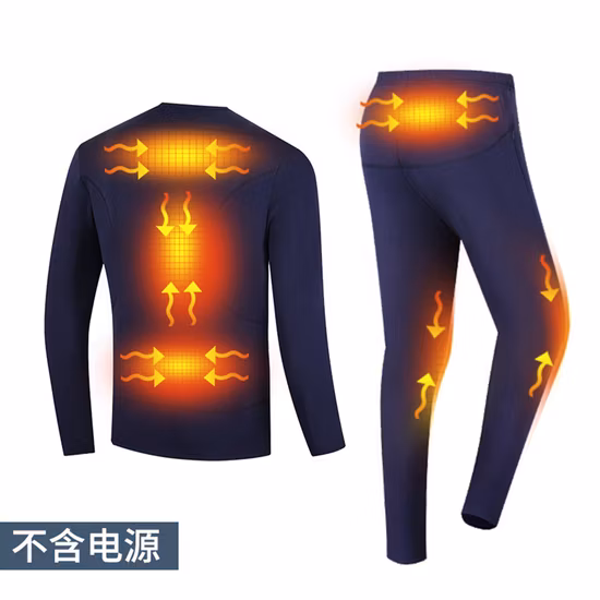 Sous-vêtements thermiques longs chauffés par couche de base OEM Chine 2022 Long Johns personnalisés FCC/CE/Ross fils teints S
