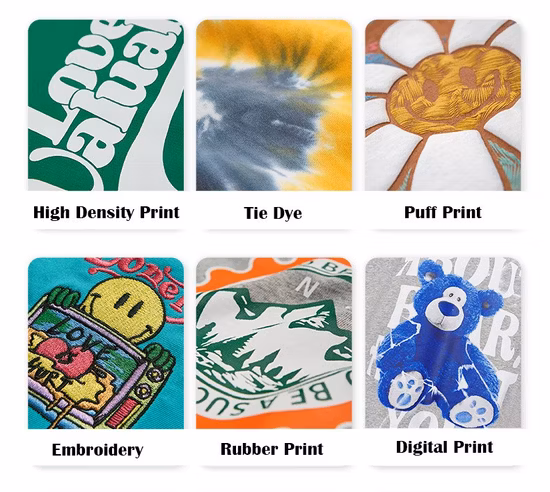 Commerce de gros unisexe de haute qualité 100 % coton vierge pour hommes T